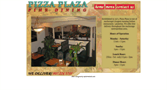 Desktop Screenshot of pizzaplazaak.com